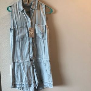 NWT - Rails chambray romper